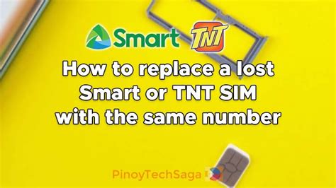 how to request new sim card smart|How to replace a lost Smart or TNT SI.